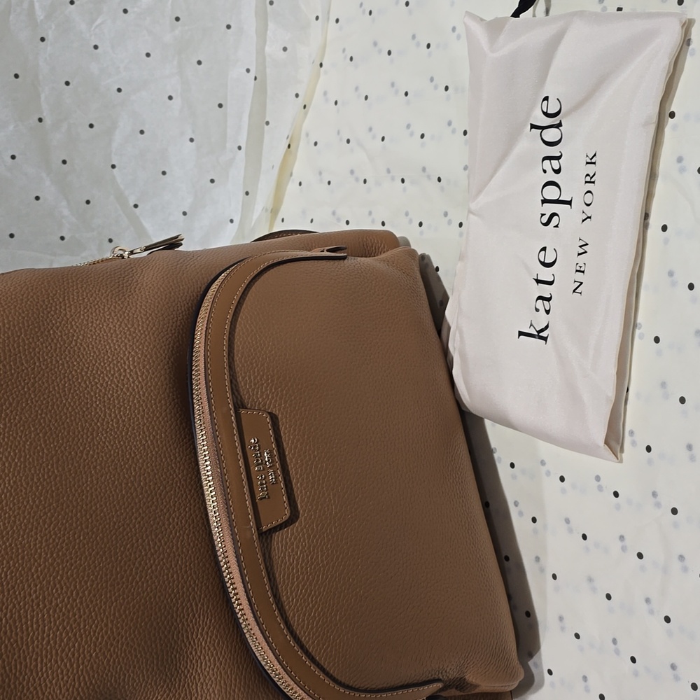 Kate Spade Hudson Large Backpack, Bungalow Brown - Picture 10 of 11